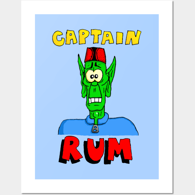 Captain Rum Wall Art by MalcolmKirk